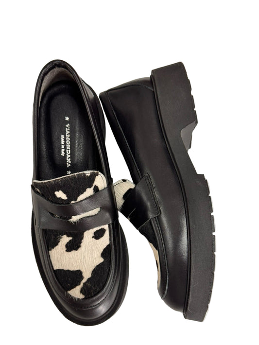 MOCASSINO PELLE E CAVALLINO MUCCA