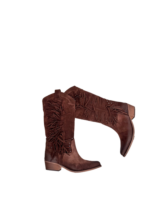 TEXANO STIVALE CON FRANGE